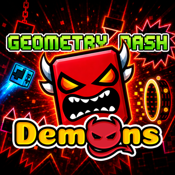 Thumbnail game - Geometry Dash Demons